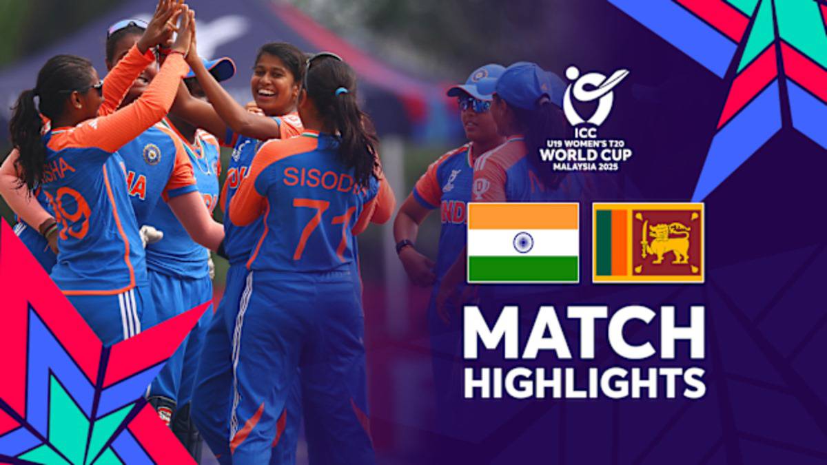 India Vs Sri Lanka Icc Women S U T World Cup Highlights