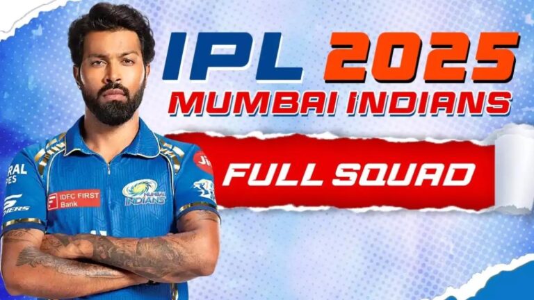 MI IPL 2025 squad: Mumbai Indians Full List Of Players