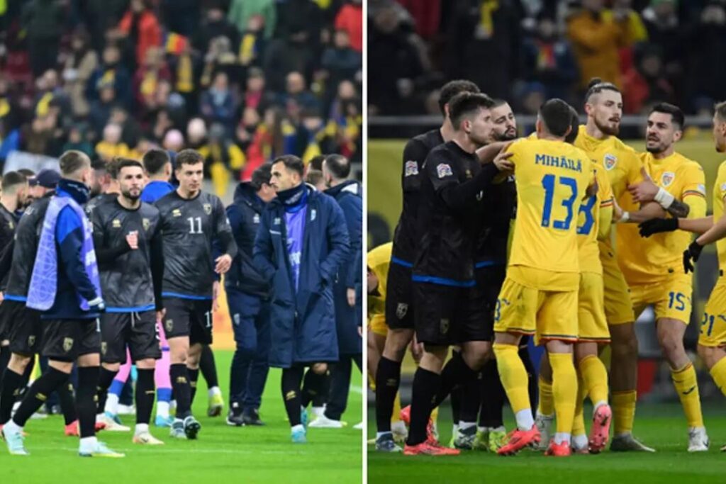 UEFA awards Romania a 3-0 win over Kosovo for the abandoned UNL match