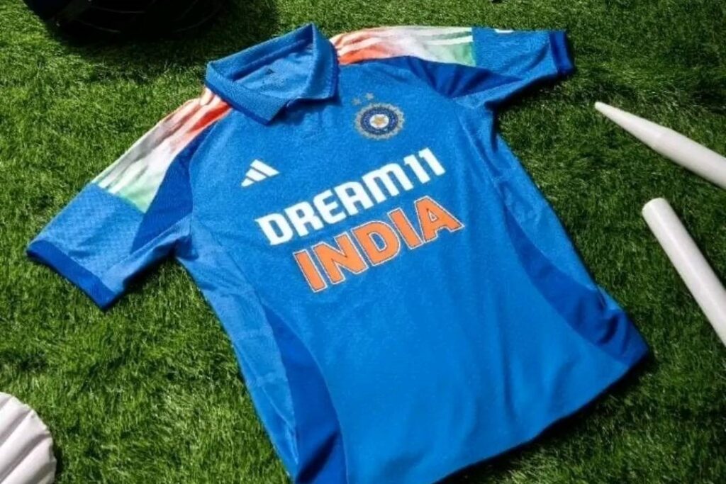 Team India's Brand New ODI Jersey Unveiled By Jay Shah And Harmanpreet Kaur