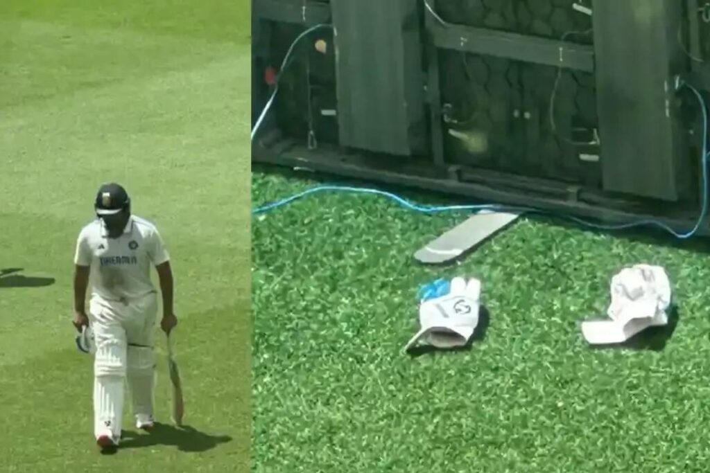 Rohit Sharma's "Retirement Gloves" Gesture Fuels Test Career Speculation