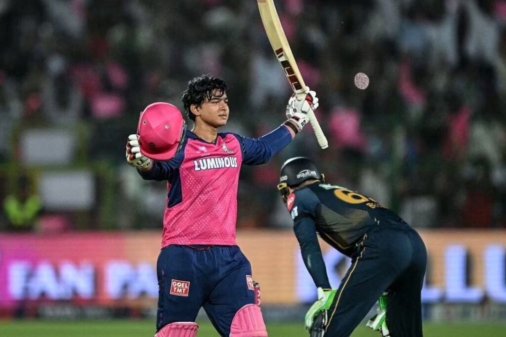 14-Year-Old Vaibhav Suryavanshi Smashes Fastest Indian IPL Century