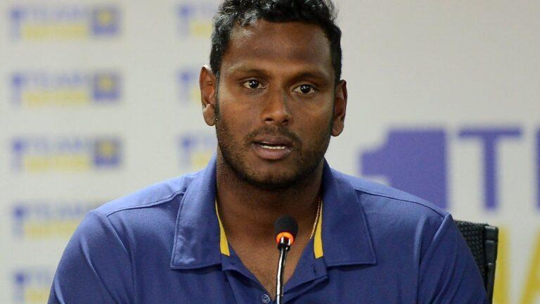 Veteran All-Rounder Angelo Mathews Announces Test Retirement
