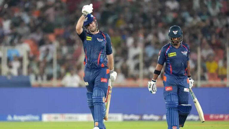 Mitch Marsh 117 Ends Gujarat’s Top-Two Hopes