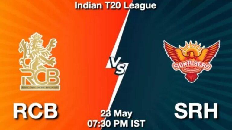 Today’s RCB vs SRH Match: Who Will Win?
