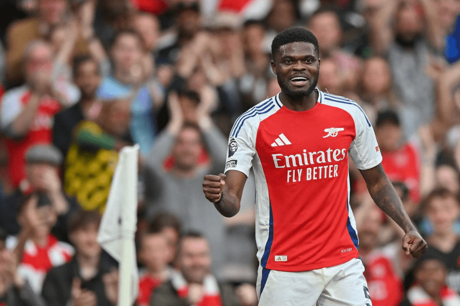 Thomas Partey Set to Stay at Arsenal Despite Barcelona Interest, Says Charles Watts