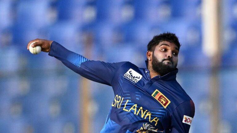 Wanindu Hasaranga Ruled Out of Bangladesh T20I Series with Hamstring Injury
