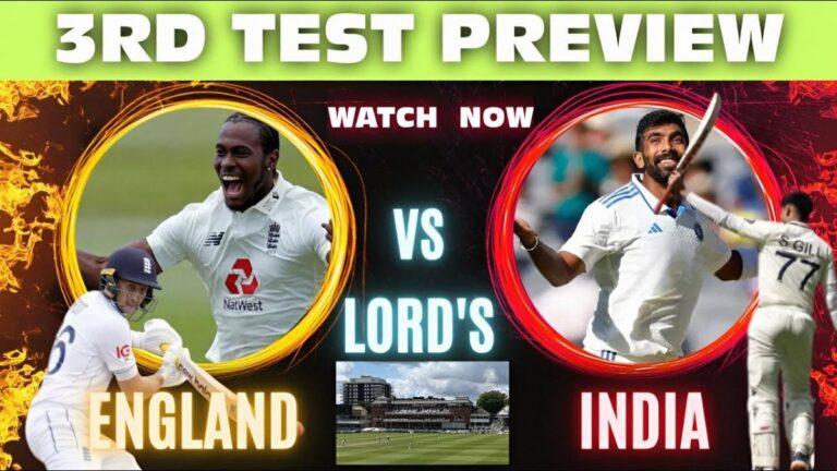 Lord's Showdown: Archer vs. Bumrah in Crucial India-England Test